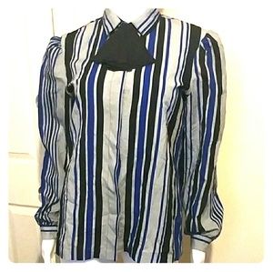 Vintage stripe Blouse Sz M